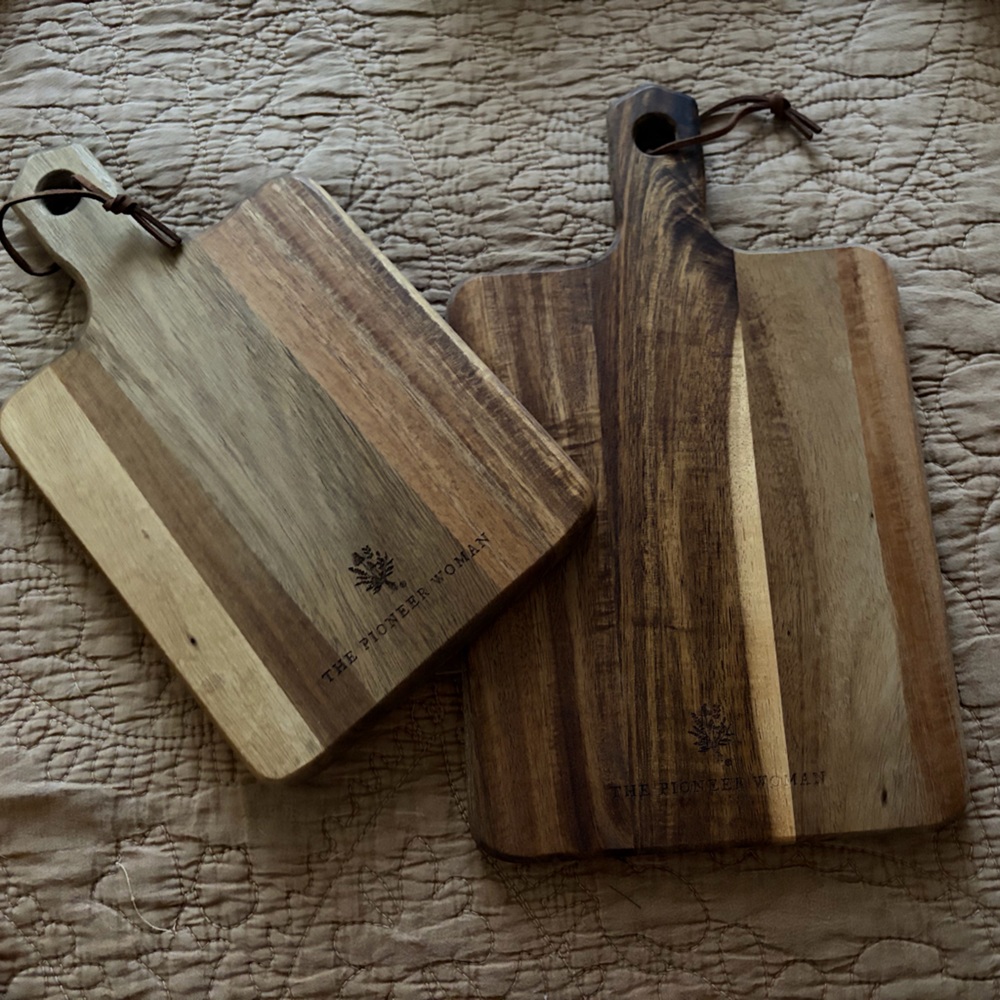 The Pioneer Woman Wooden Cutting Boards - Natural Brown